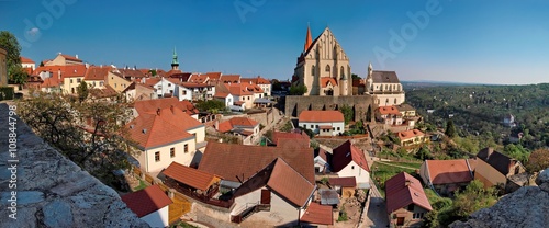 The historical center of the town of Znojmo - panoramic shot