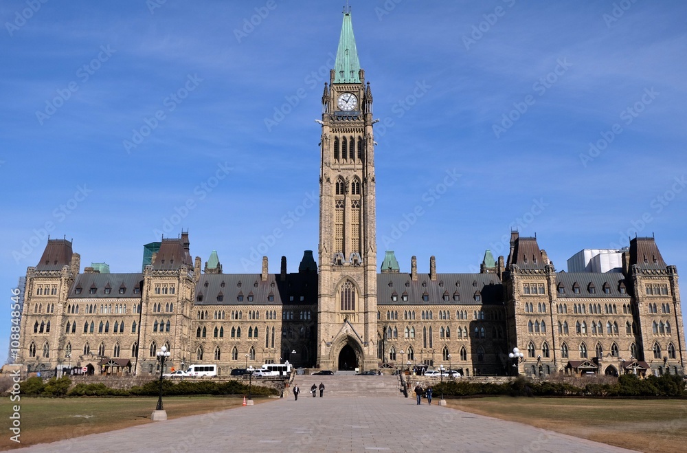 Le Parlement à Ottawa.