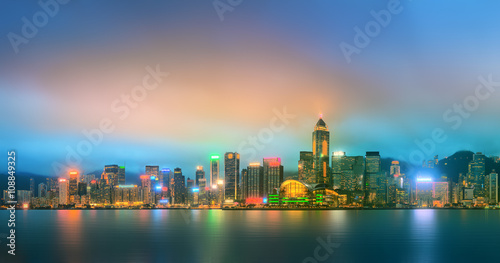 Panorama of Hong Kong and Financial district © boule1301