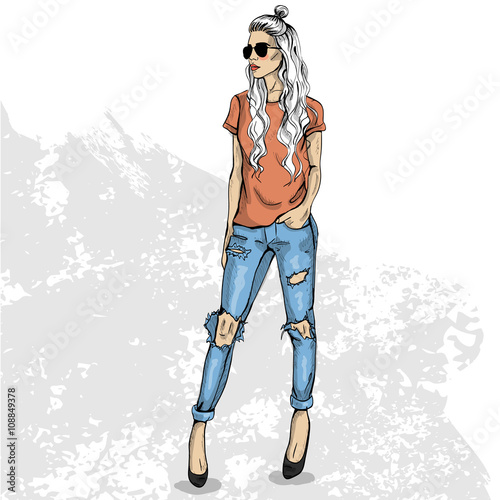 trendy color look 