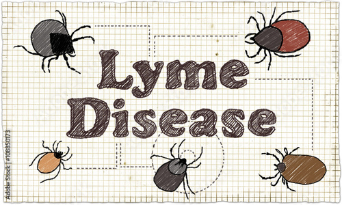 Lyme Disease Illustration photo