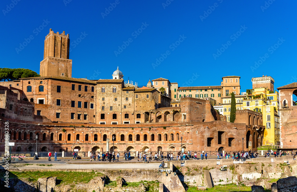 Forum and market of Trajan in Rome