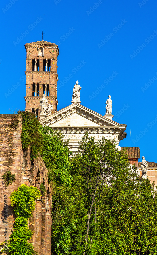 Santa Francesca Romana Church in the Roman Forum