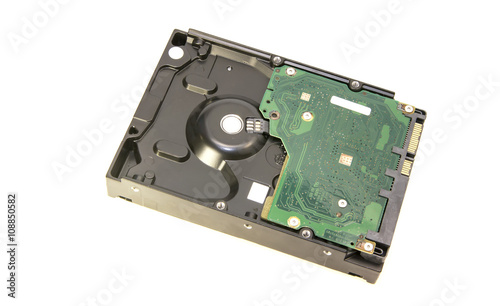 HDD (hard disk drive) for storage data isolated on white background