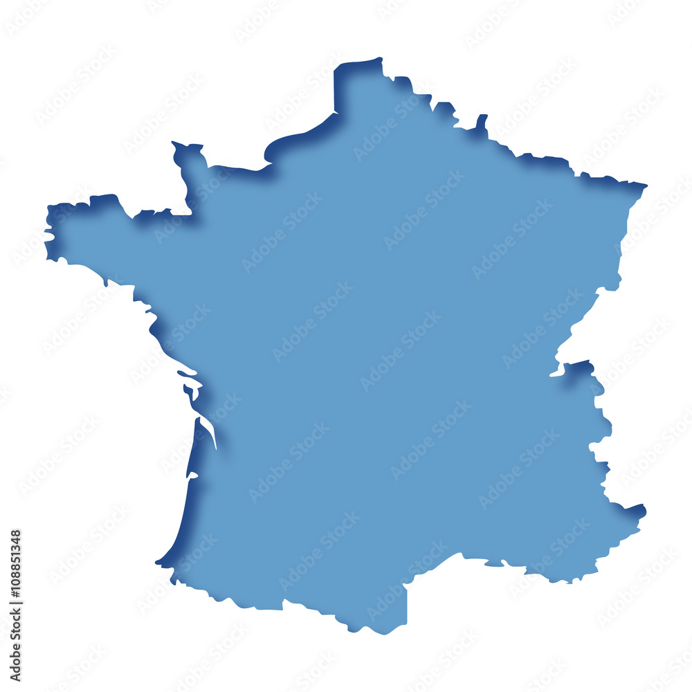 Logo carte de France.