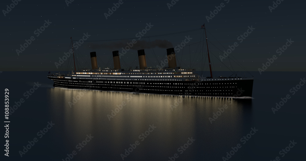 Photo Titanic Night 4K FX
