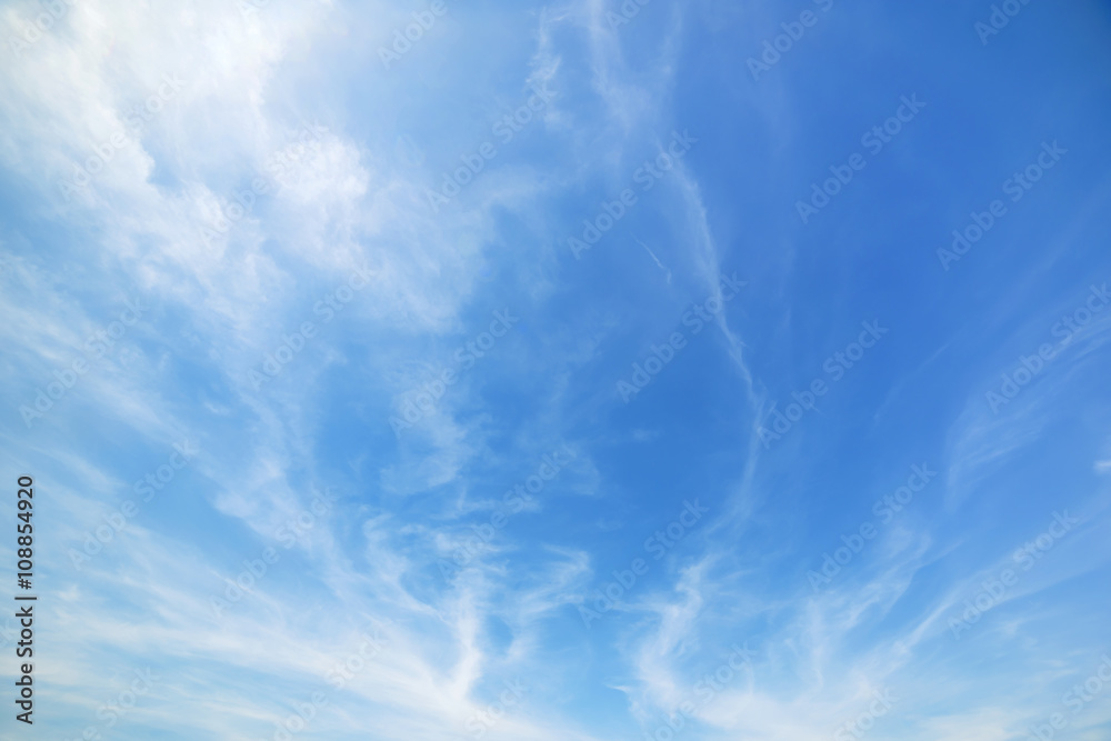 blue sky with white, soft clouds blue sky with white, soft clouds