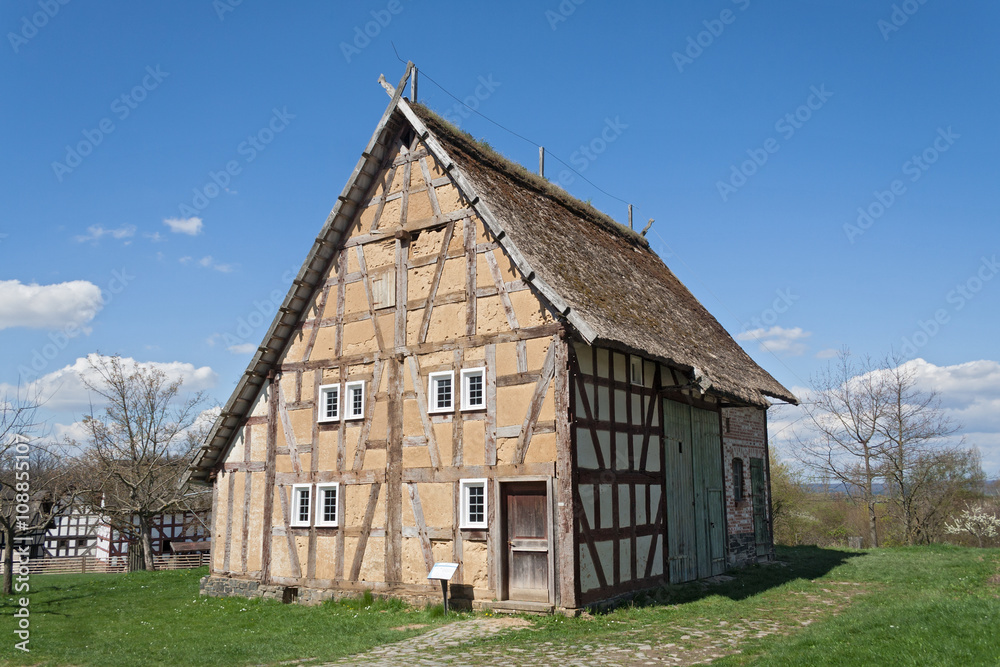 Old half timbered house at the Hessenpark Open-Air Museum Old half timbered house at the Hessenpark Open-Air Museum