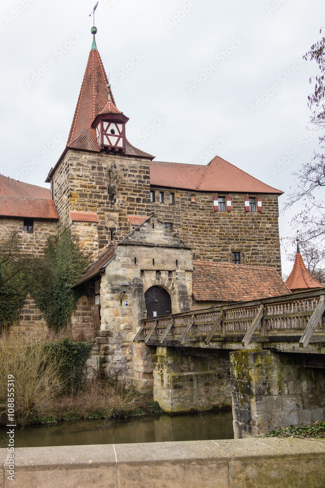 Fototapeta premium Burg in Lauf an der Pegnitz