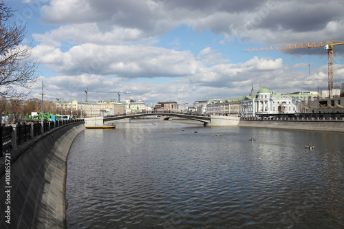 Wallpaper Mural Luzhkov Bridge. Moscow, Russia Torontodigital.ca