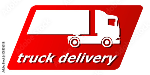 truck delivery logo - LKW-Lieferung