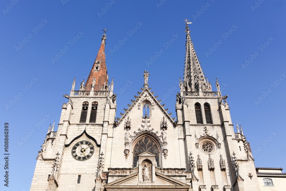The church of Saint Nizier in Lyon, France