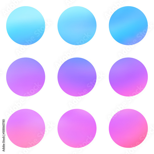 Abstract pink blue violet color circle gradient blur background illustration vector