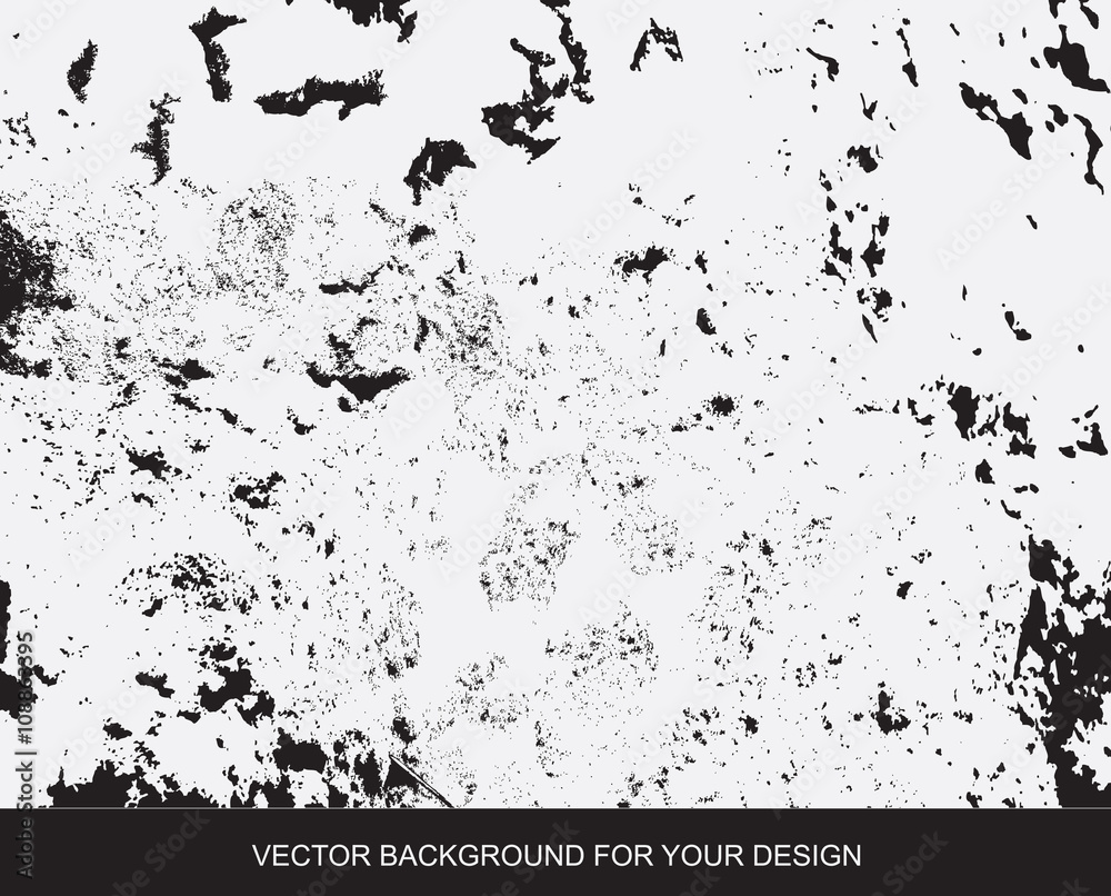 Obraz premium Distress Overlay Texture For Your Design. Black and white grunge