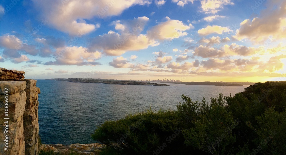 Sunset from Fairfax Lookout @ North Head Sunset from Fairfax Lookout @ North Head