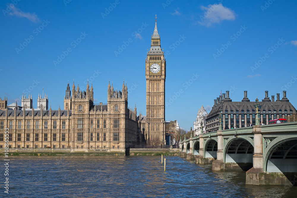 Obraz premium Londyn. Wieża zegarowa Big Bena.