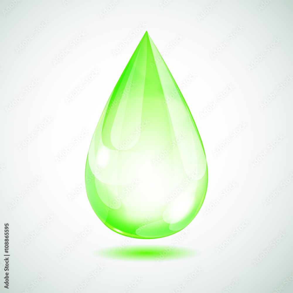 Big green drop Big green drop
