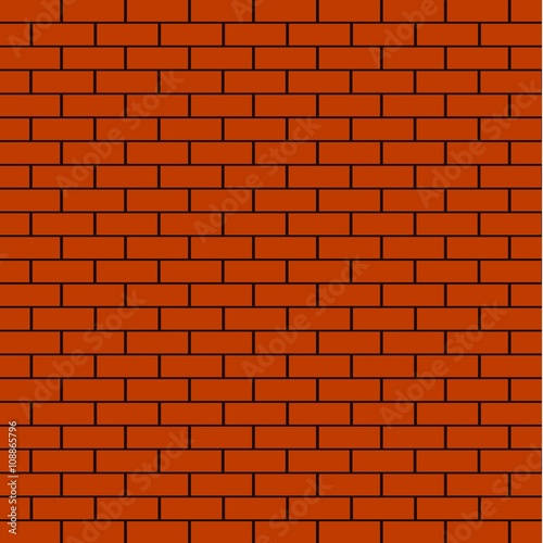 Brick Wall Background Vector Texture