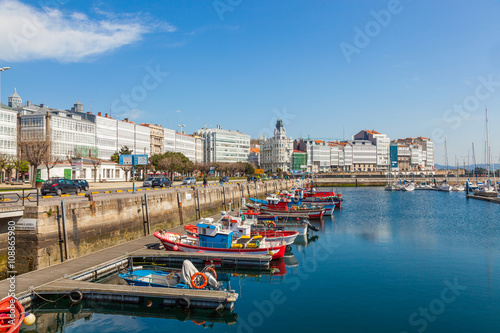 Port of La Coruna, Galicia, Spain photo