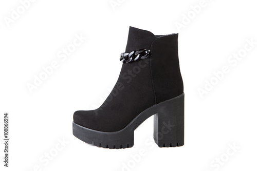 women's boots on a white background, online sales catalog
