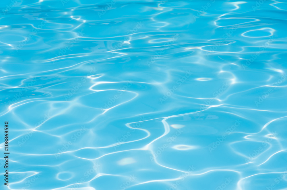 Pattern of ripple wave with sun reflection in swimming pool Pattern of ripple wave with sun reflection in swimming pool