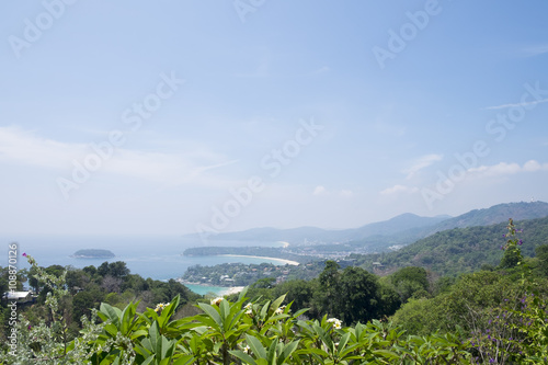 the beaches on the Phuket island.view point, Thailand