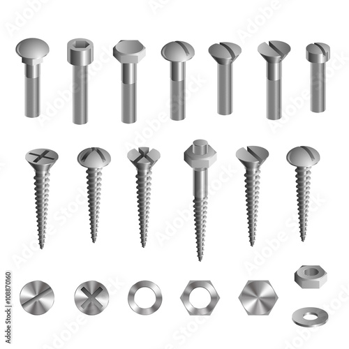 bolts nuts screws set