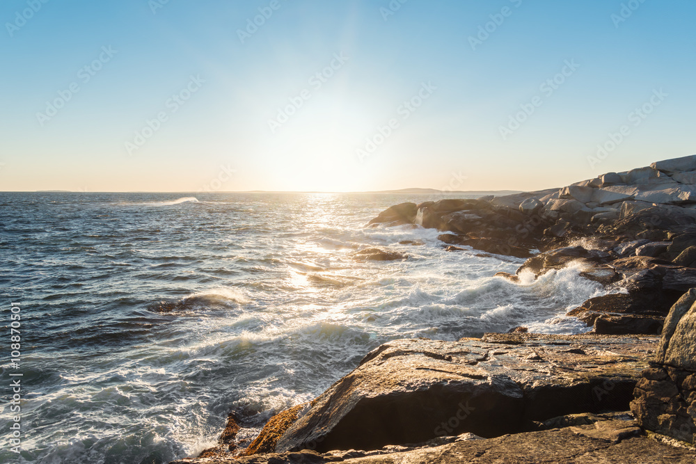 Peggys Cove shoreline Peggys Cove shoreline