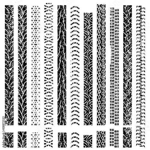vector tire tracks