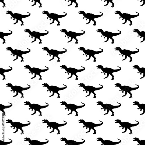 Dinosaurs jurassic pattern seamless