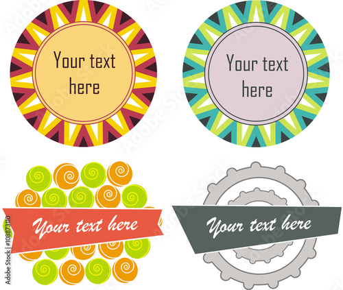 Colorful frames (borders).