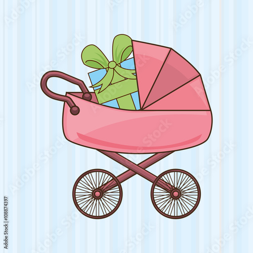 baby shower icon design 