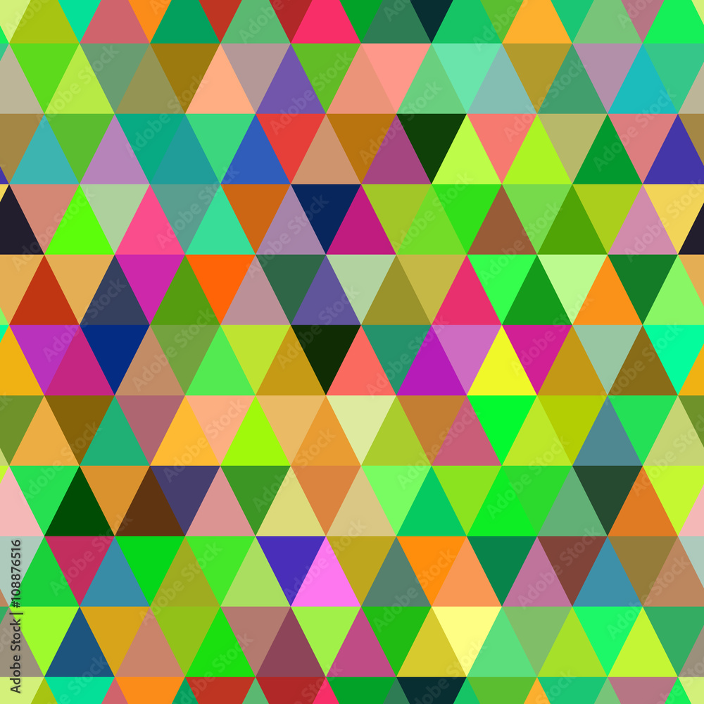 Abstract geometric triangle seamless pattern. Color mosaic backdrop. Vector background. EPS 10. Abstract geometric triangle seamless pattern. Color mosaic backdrop. Vector background. EPS 10.