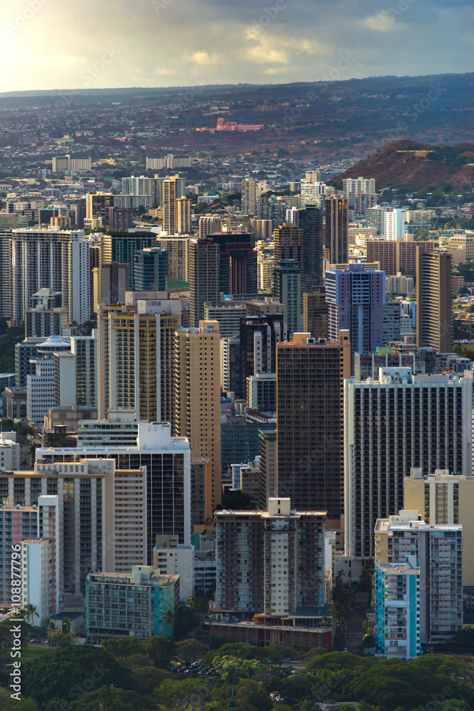 Fototapeta premium Honolulu, Hawaii