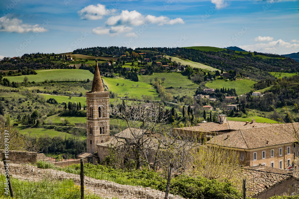 vista scorcio italia pesaro urbino campagna vista scorcio italia pesaro urbino campagna