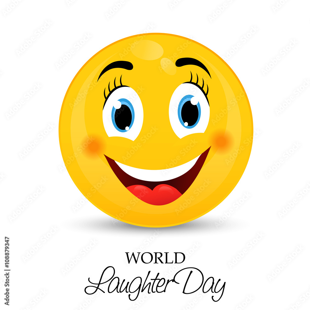 Fototapeta premium World Laughter Day.