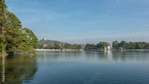 View of lake at Kandy, Sri lanka