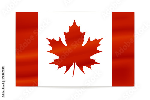 The canadian flag patriotism