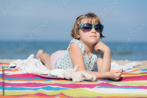 Girl with sunglasses