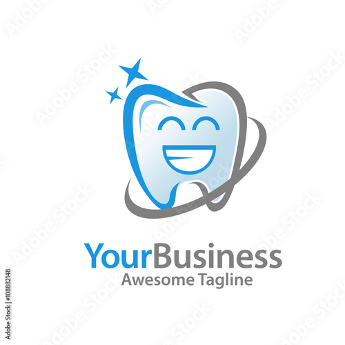 happy dental, smile toot logo