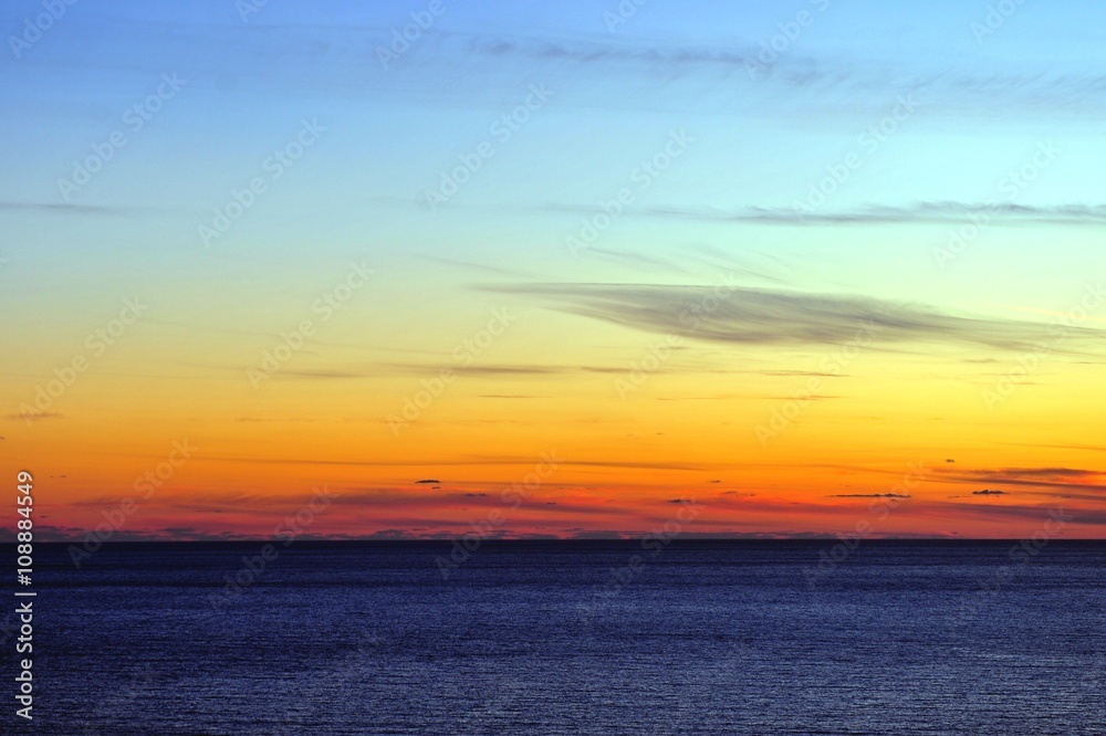 Naklejka premium Amazing sunset