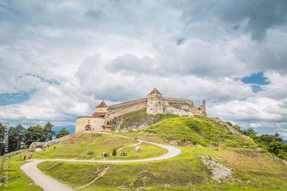 Rasnov fortress in the heart of Transylvania Rasnov fortress in the heart of Transylvania