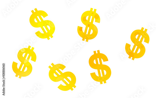 yellow-orange dollars