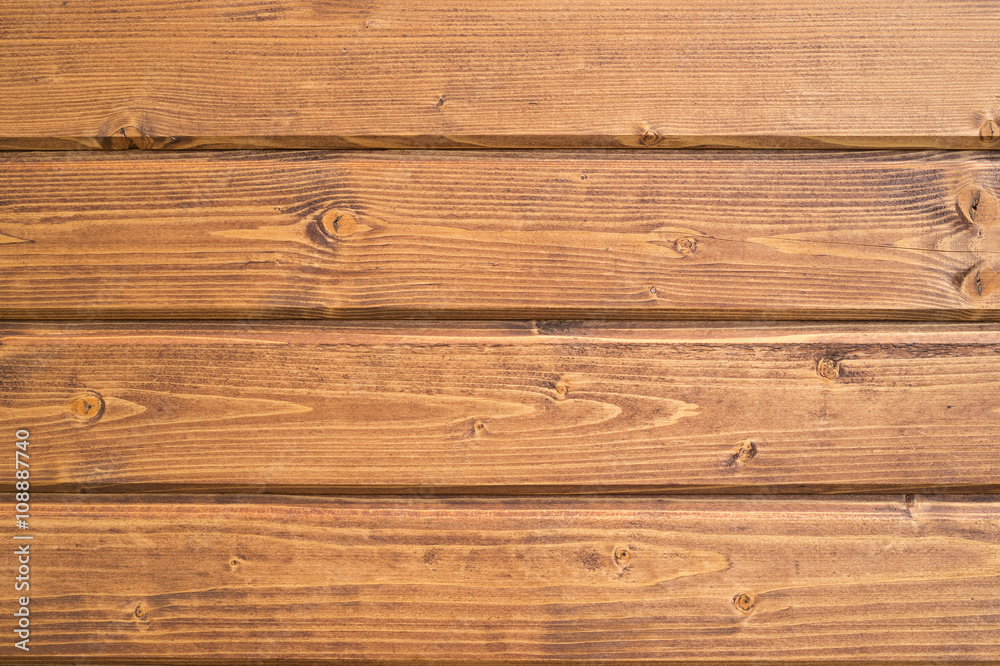Wooden background with horizontal boards Wooden background with horizontal boards