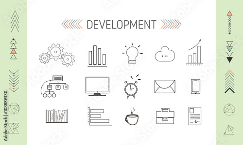 SEO and Developmrent Icons