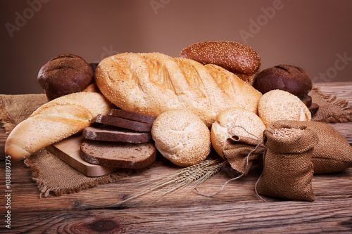 Assortment of baked products