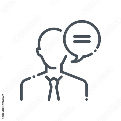 Consulting, customer service icon