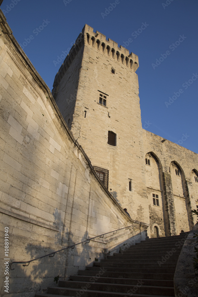 Staircase at Palais des Papes - Palace of the Popes, Avignon