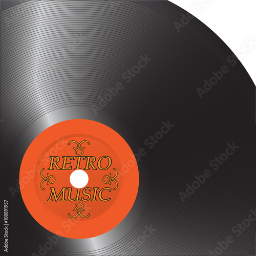The old record. Vinyl is a classic.