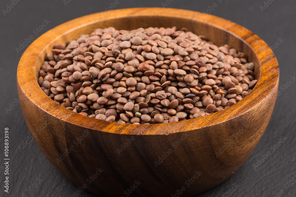 Lentils Isolated on White Background Lentils Isolated on White Background